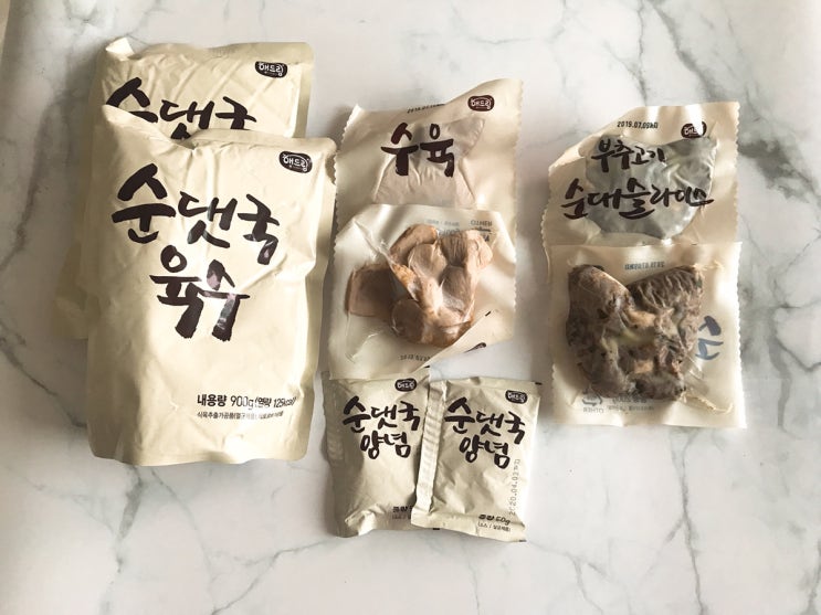  집에서 간편하게 즐기는 제대로된 순댓국 :: 코스트코 부추고기 순댓국