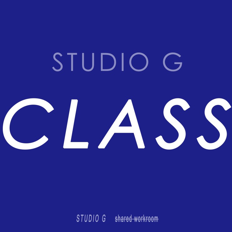 STUDIO G  Class 준비.