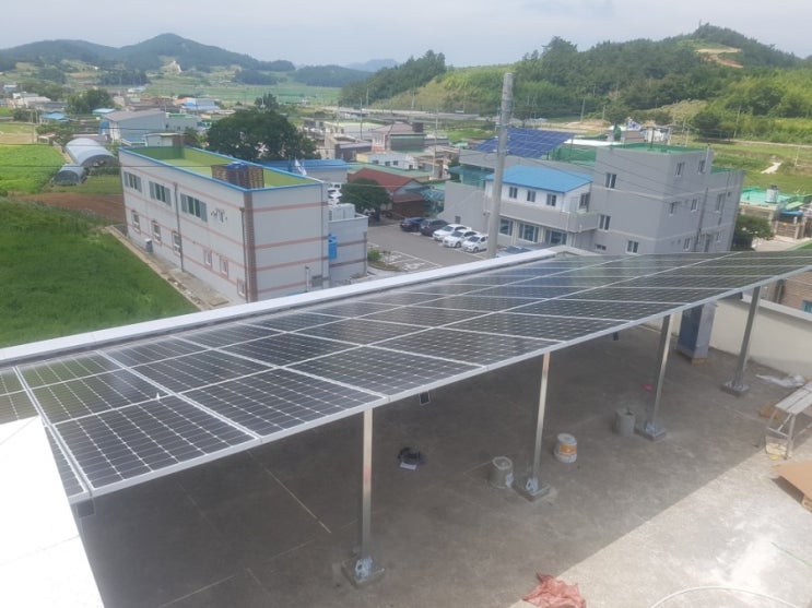  고흥 금산면 면민회관 태양광 시공했습니다.