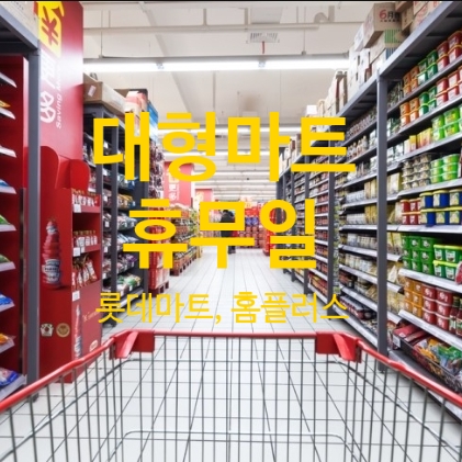  2019년 7월 홈플러스 휴무일 롯데마트 휴무일 확인하고 방문하세요