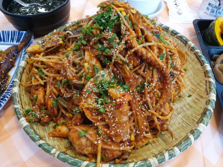  강서 발산역 광주똑순이 아구찜에서 해물찜먹었어요