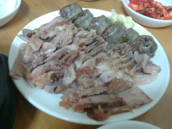 문래동 오복순대국의 수육, 순대, 술국 문래동 오복순대국의 수육, 순대, 술국