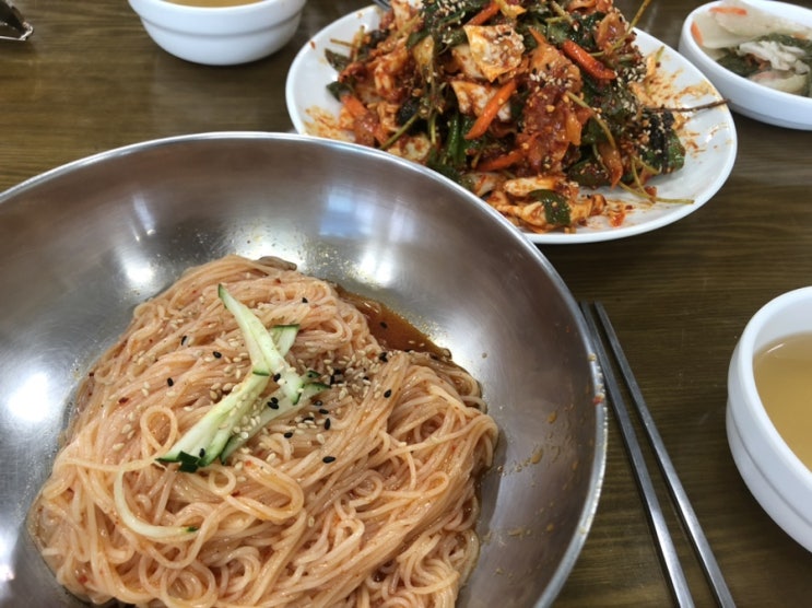  당진 용무치항 왜목마을옆 간재미 회국수 맛집