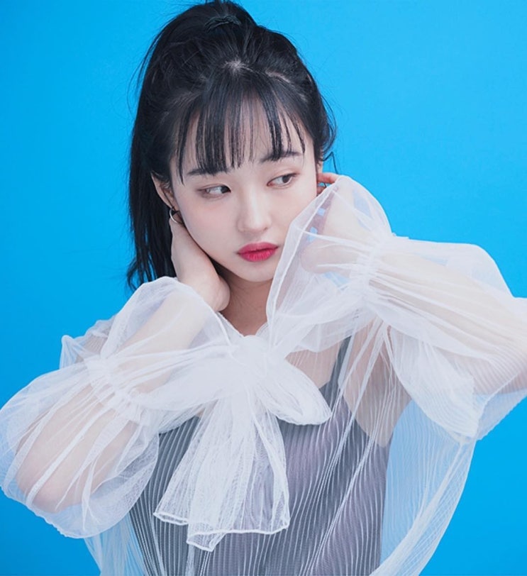  배우 솜혜인  쿨톤 그녀에게 딱! 애쉬와 블루 포인트붙임머리