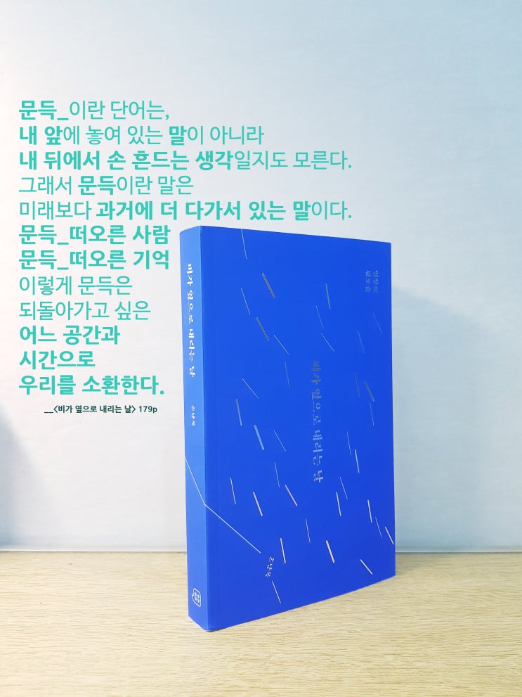  [연필꽂이하루일기] 행간이 깊은 책_<비가 옆으로 내리는 날> 손남목 지음