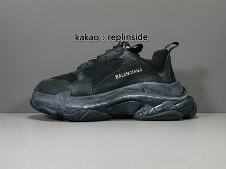  발렌시아가 19ss 트리플s 블랙 리뷰.. BALENCIAGA 19SS TRIPLE-S BLACK!!