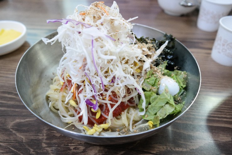  춘천국수맛집.명품비빔국수모든것들이 행복한맛였당