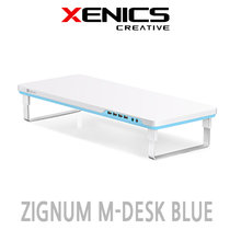  [지마켓] ZIGNUM M-DESK (블루) USB/허브/다기능/모니터/받침대 (7 % 할인!)