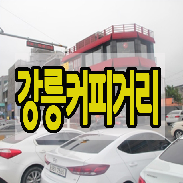  강릉커피거리- 안목해변
