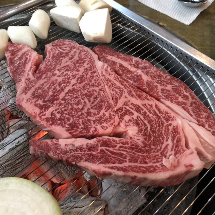  반월호수 소고기 맛집 착한고기에서 스페셜등심과 특수부위(부채,제비,치마)