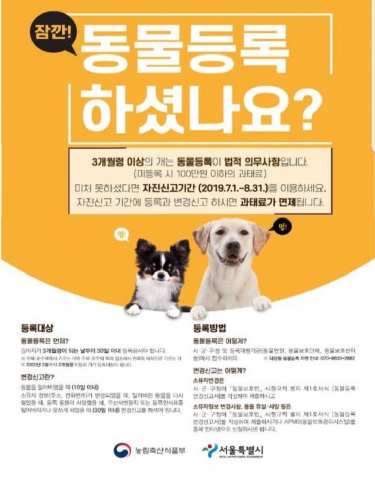  반려동물등록