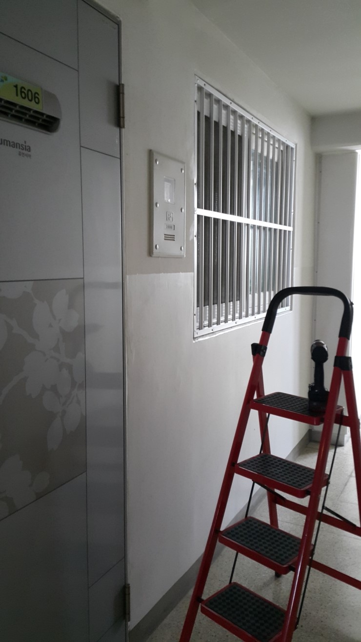  익산시 모현동 배산휴먼시아 4단지 방범창 시공-익산방충망,익산방범창
