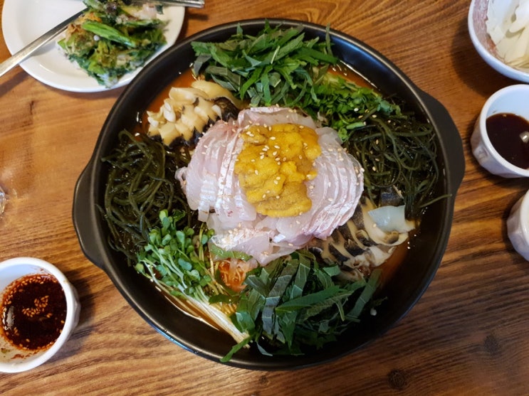  도곡동 맛집 - 단골집 한식주점 도연하다의 물회!