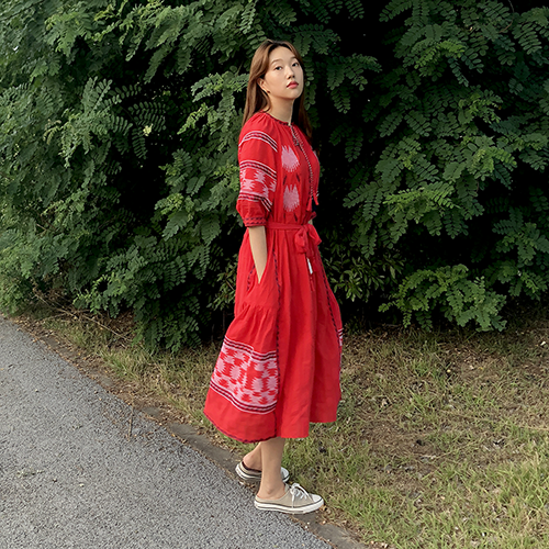  엣지 A+G 김아중 패션 속 여름 여행 원피스 CJ오쇼핑에서 만나요