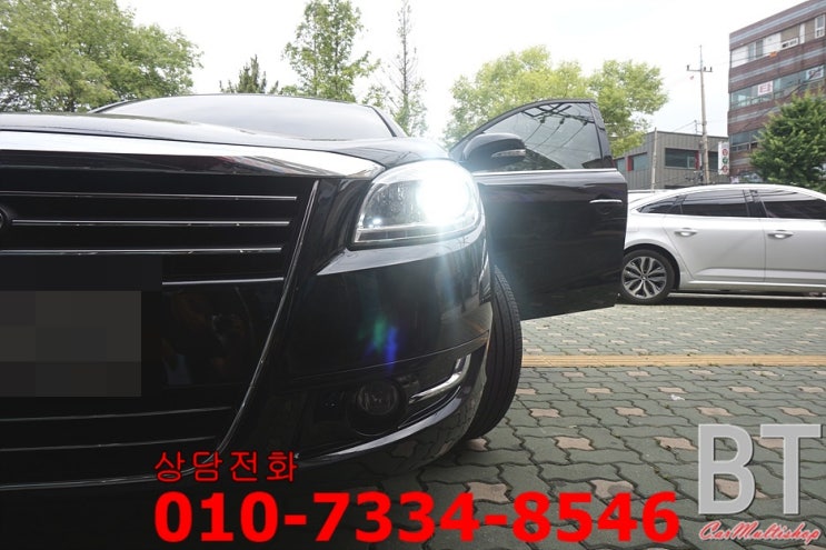  신형sm7 led전조등 헤드라이트 램프 교체 인천점 시공기~
