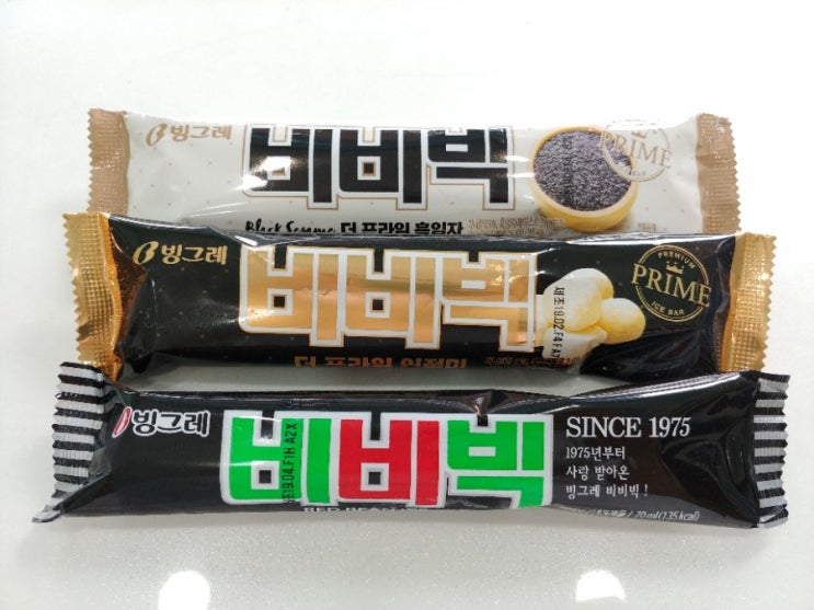  [빙그레 아이스크림]비비빅 흑임자