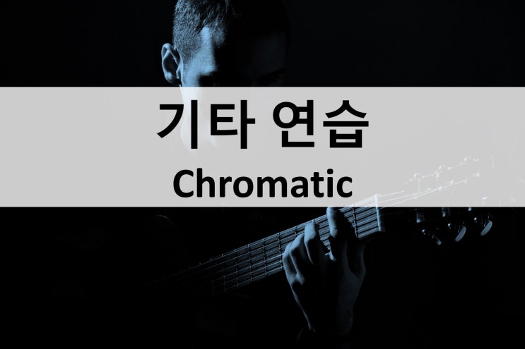  크로매틱 연습(입문) 동영상 악보