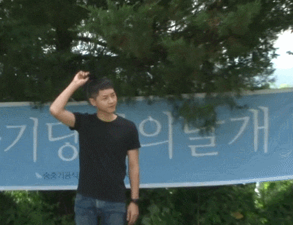  송중기 탈모논란/ 합성사진 유포, 가족력여부