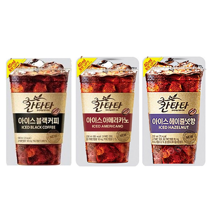  [티몬] [퍼스트데이] 10분어택 칸타타 1개 230ml/블랙/아메리카노/헤이즐넛향 (390원)