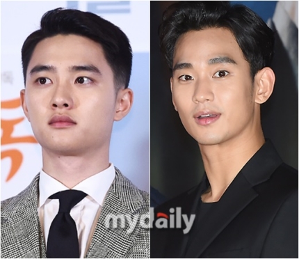  도경수 입대·김수현 제대, 오늘  바람직한 바통터치 연애인 군대