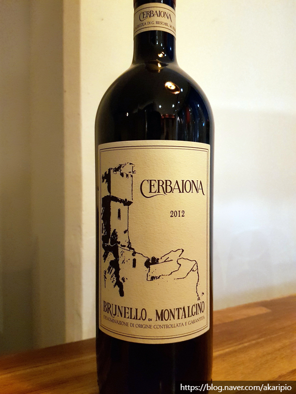  Cerbaiona, Brunello di Montalcino DOCG, Tuscany, 2012 (체르바이오나 브루넬로 디 몬탈치노)
