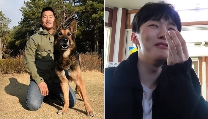  식당서 밥 먹다가 8년 전 헤어진 레오 다시 만난 강형욱 보고 오열하는 아이돌