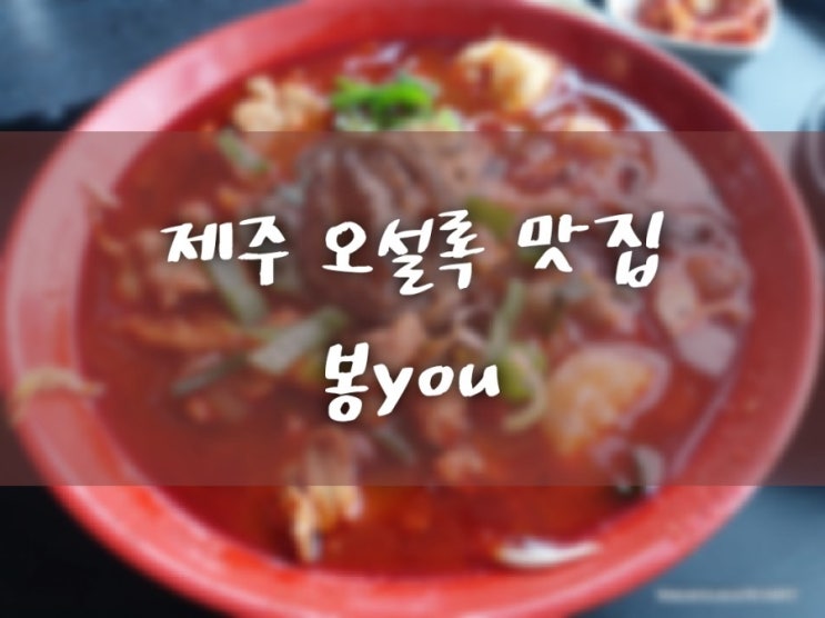 [제주 오설록 맛집] 진짜 맛있는 제주산 흑돼지돈가스와 해물불짬뽕 맛보고 왔네요~