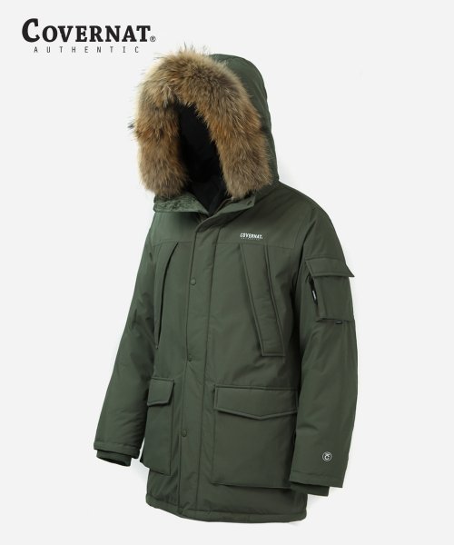  [역대가] 50% 할인! COVERNAT (커버낫) 18A/W 덕 다운 울버린 파카 올리브