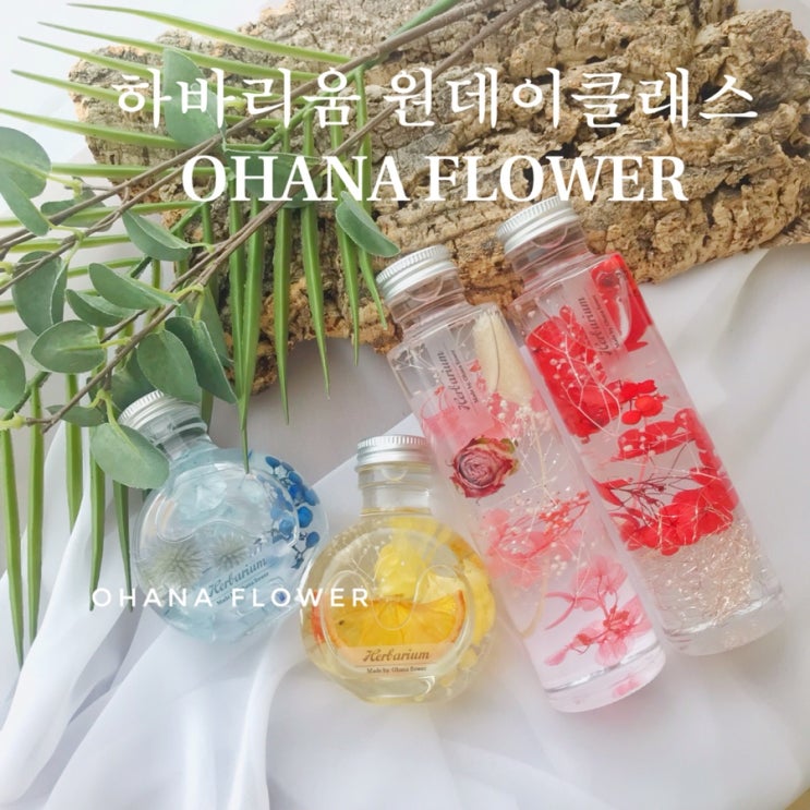  [부산하바리움] 내가 좋아하는 색으로 나만의 하바리움 / 부산 수영 광안 하바리움클래스 오하나플라워