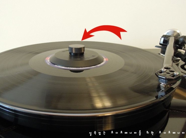 [매장입고안내] MICHELL | 미쉘 턴테이블 | REGA RECORD CLAMP (레가 버젼 | 블랙 노브) | 턴테이블 레코드 클램프