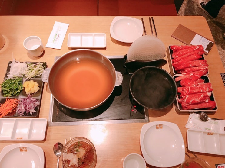  마곡 샤브샤브 무한리필 채선당