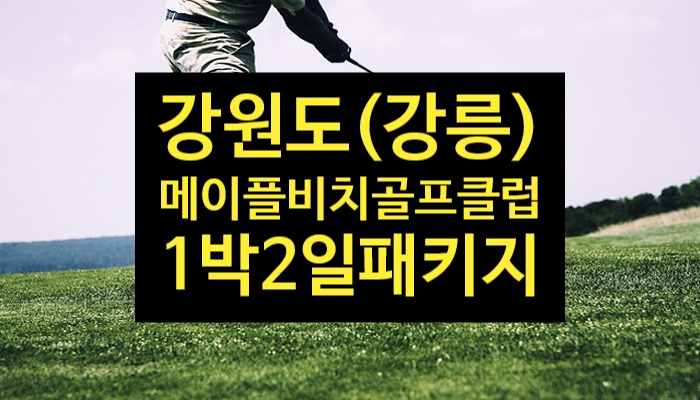  메이플비치cc 강릉 최적화 썸머골프라운지