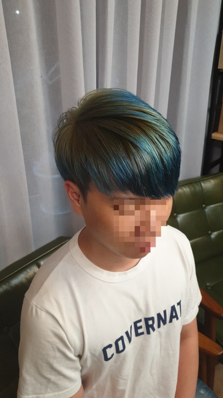  특수컬러투톤염색_천안아산24시미용실(옴브레헤어살롱)