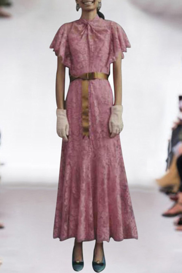 [ 제이제이룩 ] 그라잇 핑크자수 드레스