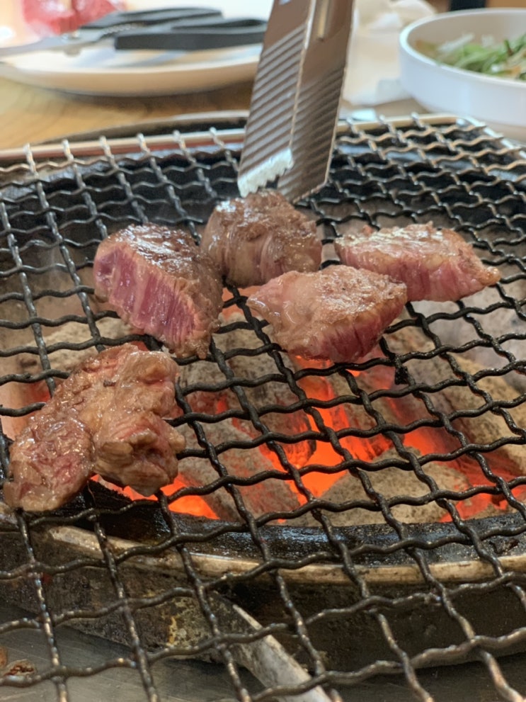 전주 중앙숯불갈비 한우 갈빗살 맛집