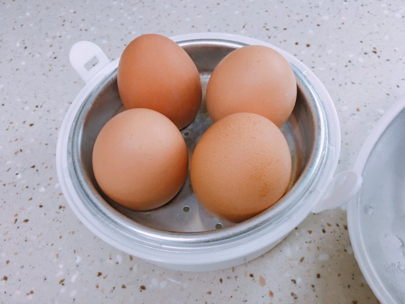 계란찜기, 전자렌지 꼬꼬계란찜기로 6분만에 삶은계란 완성