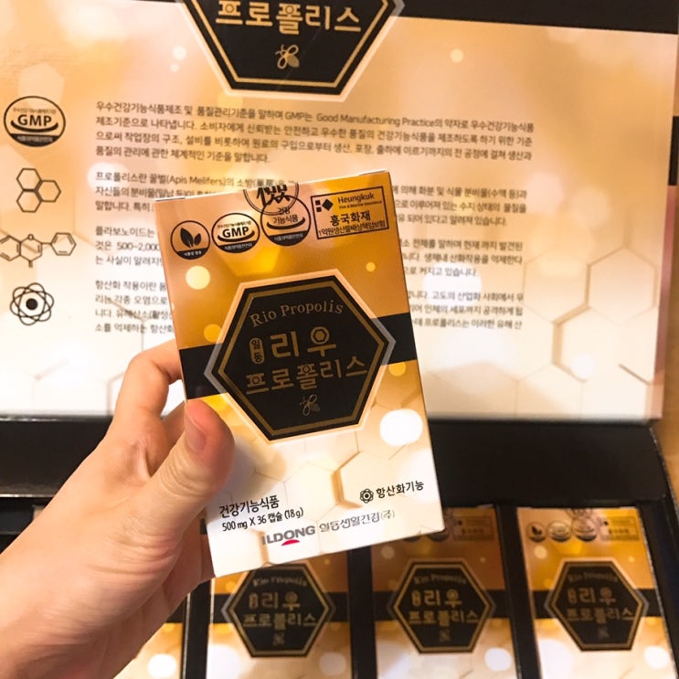  영양제 추천 ) 일동제약 리우 프로폴리스