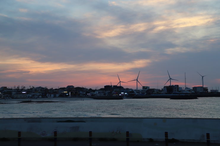  제주 월정리해변 노을 완전 환상적인 뷰~!