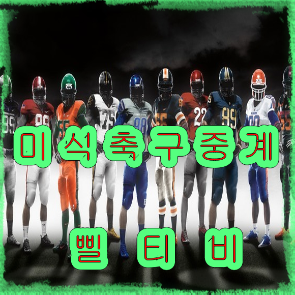  미식축구를 보면 쉽게 보는방법을 알수 있을까?