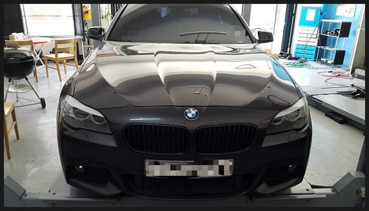  부천 합성엔진오일교환 전문점 부영수퍼카 BMW 520D 엔진오일과 브레이크오일 교환 