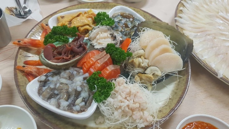  하남 박일수산 아나고회 , 대게 , 해산물모듬 먹었어용
