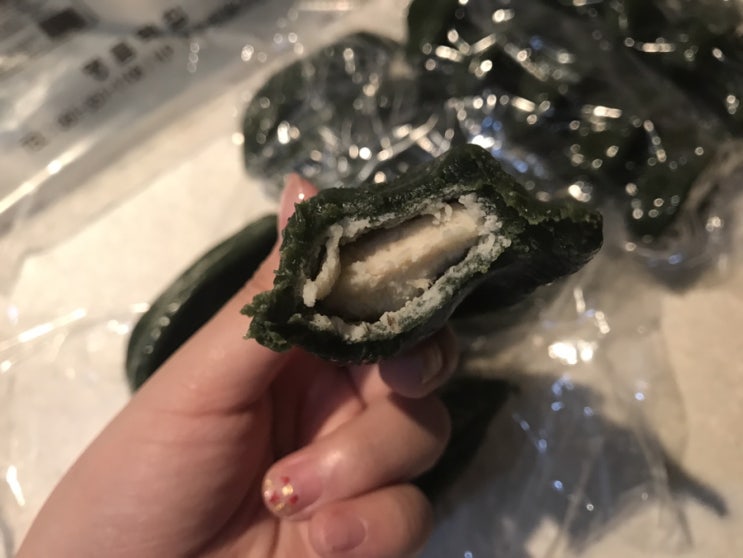  [영광명품떡집] 쫀득달달 모시송편 먹어본 후기️ / 모시떡