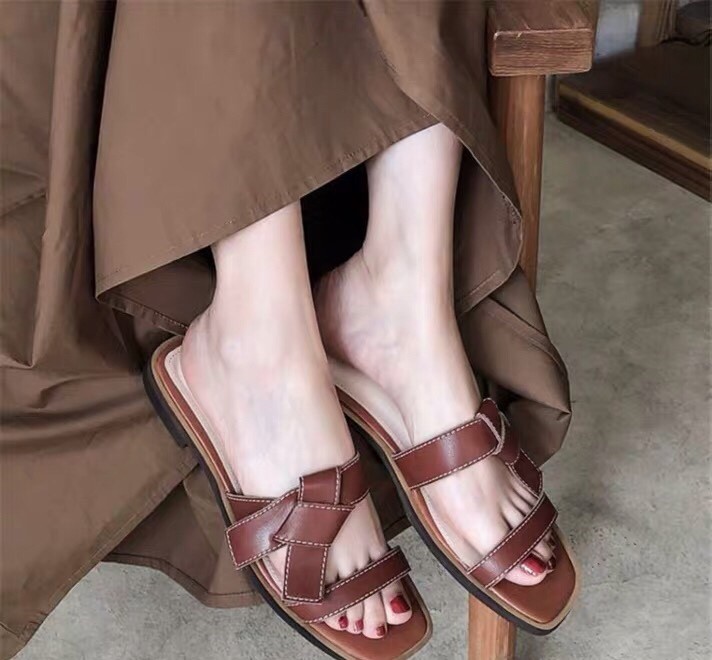  ( 수제화 ) 볼리 소가죽 슬리퍼 공구 !! 여름