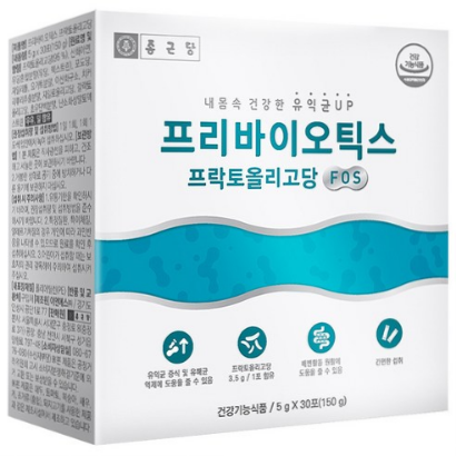  (4% 할인)종근당 프리바이오틱스 프락토올리고당 FOS 30포프리바이오틱스