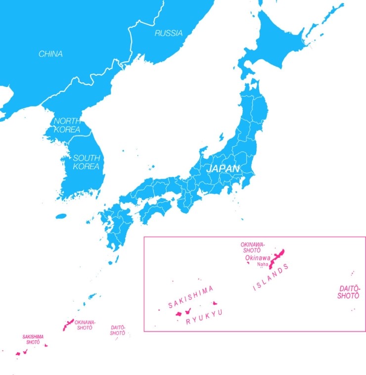 한때는 독립국, 한때는 미국땅이었던 오키나와현