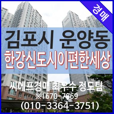  김포아파트경매 운양동 한강신도시이편한세상 ...