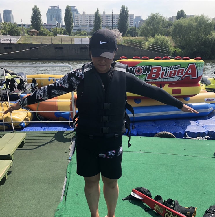  플라이보드 처음탈때