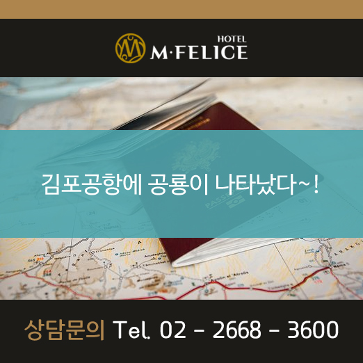  김포공항에 공룡이 나타났다~!
