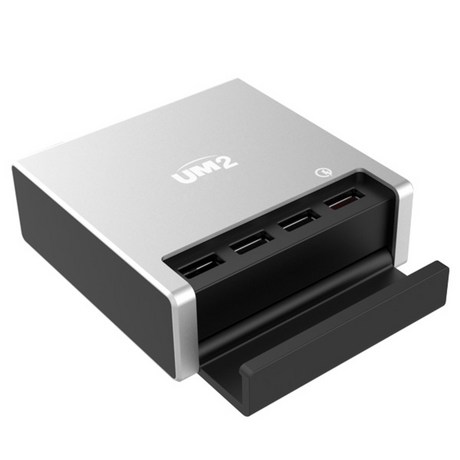 유엠투 퀄컴 USB 4포트 멀티충전기 QC30D, 1개 [19% 할인] (16,050원)