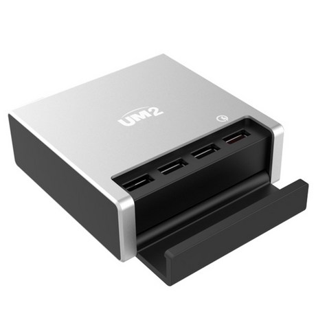  유엠투 퀄컴 USB 4포트 멀티충전기 QC30D, 1개 [19% 할인] (16,050원)